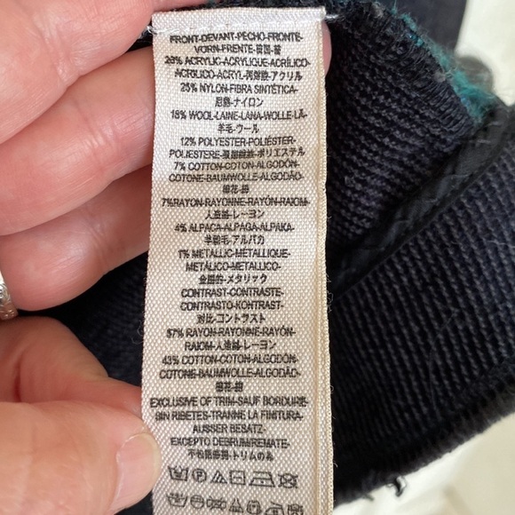 Free People Better Together Oversized Metallic Blazer Cardigan, Size X S… - Picture 13 of 16